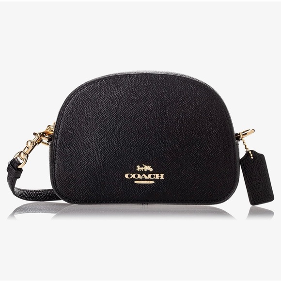 Coach Mini Serena Crossbody 6 1/2" (L) x 4 3/4" (H) x 2" (W) - Picture 3 of 8